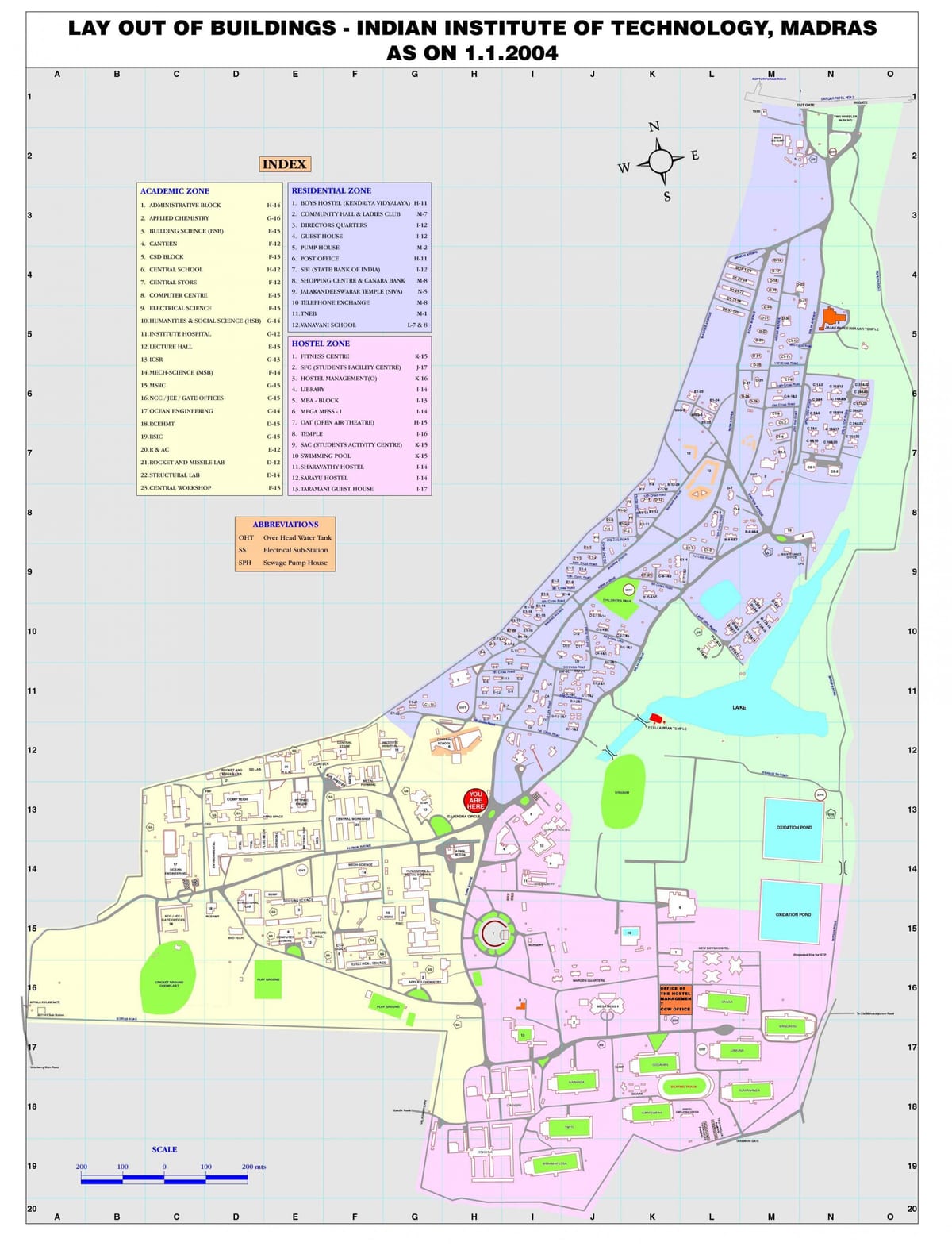 iit Madras mapa