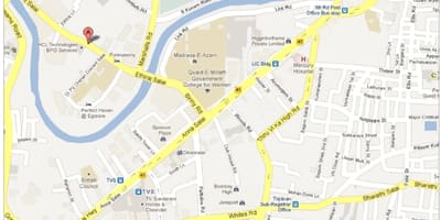 Anna Salai Chennai mapa