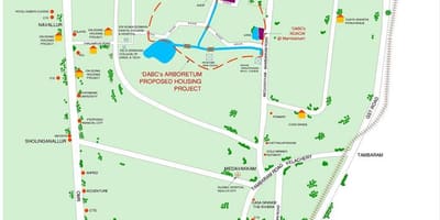 Velachery Chennai mapa