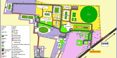 Mapa de VIT Chennai Campus